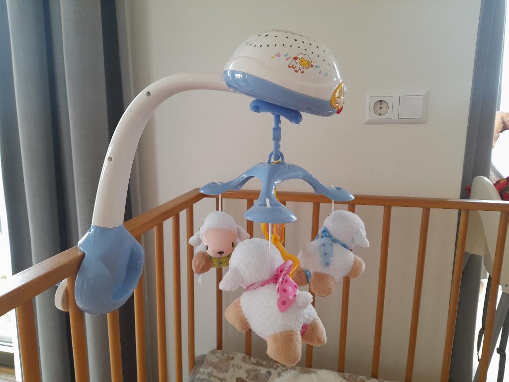 Te koop: Vtech schaapjes lichtmobiel, Ophalen of Verzenden, Zo goed als nieuw, Mobiel, Met licht