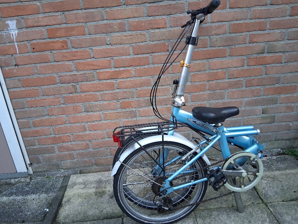 Vouwfiets, 20 inch of meer, Gebruikt, Velgrem, Versnellingen