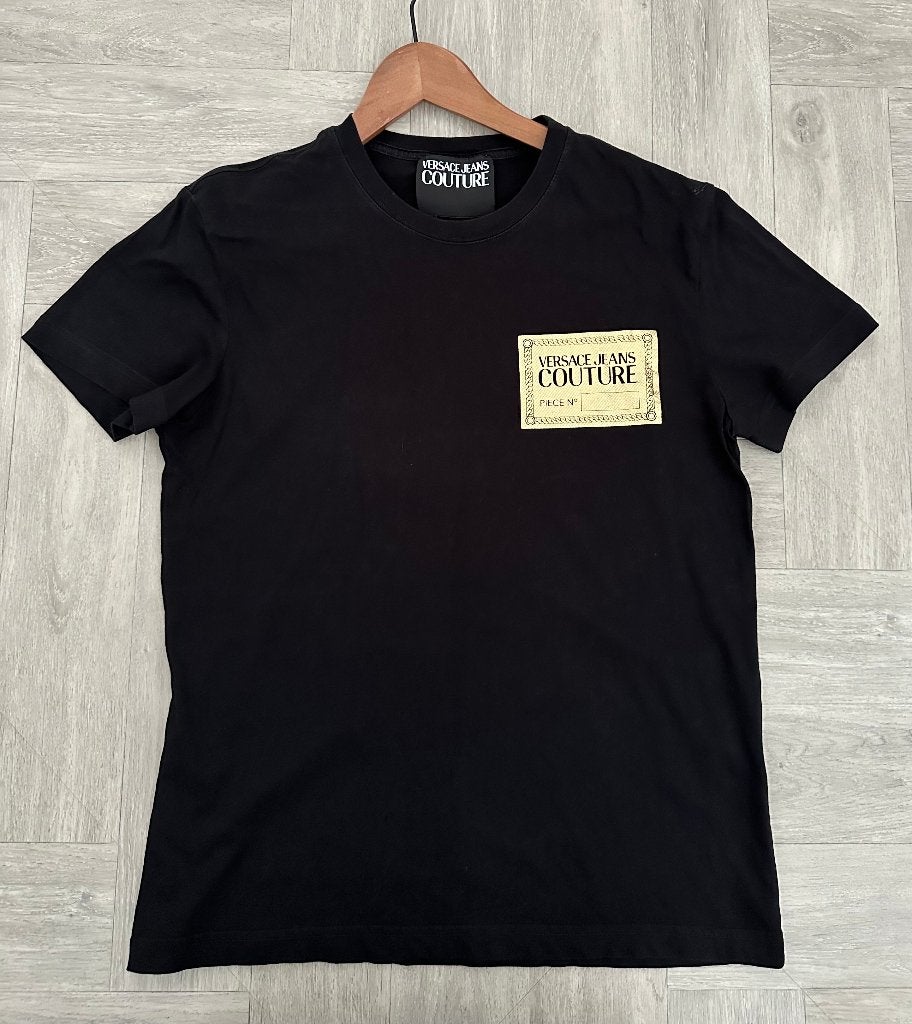 Zwarte originele VERSACE shirt maat S!, Kleding | Heren, Verzenden, Zwart, Zo goed als nieuw, Maat 46 (S) of kleiner
