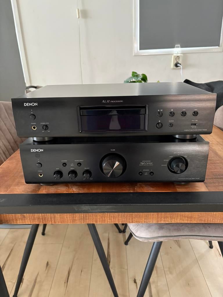 Denon PMA-720AE Versterker & DCD-720AE CD-speler, Ophalen, Zo goed als nieuw