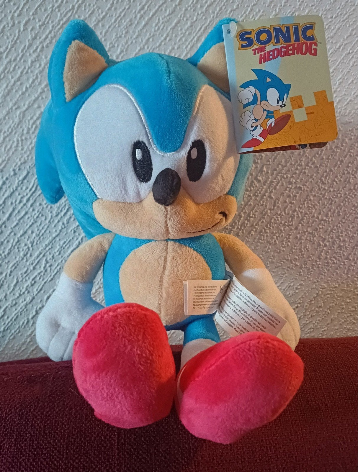 Nieuwe Sonic knuffel 32 cm, Ophalen, Nieuw, Overige typen