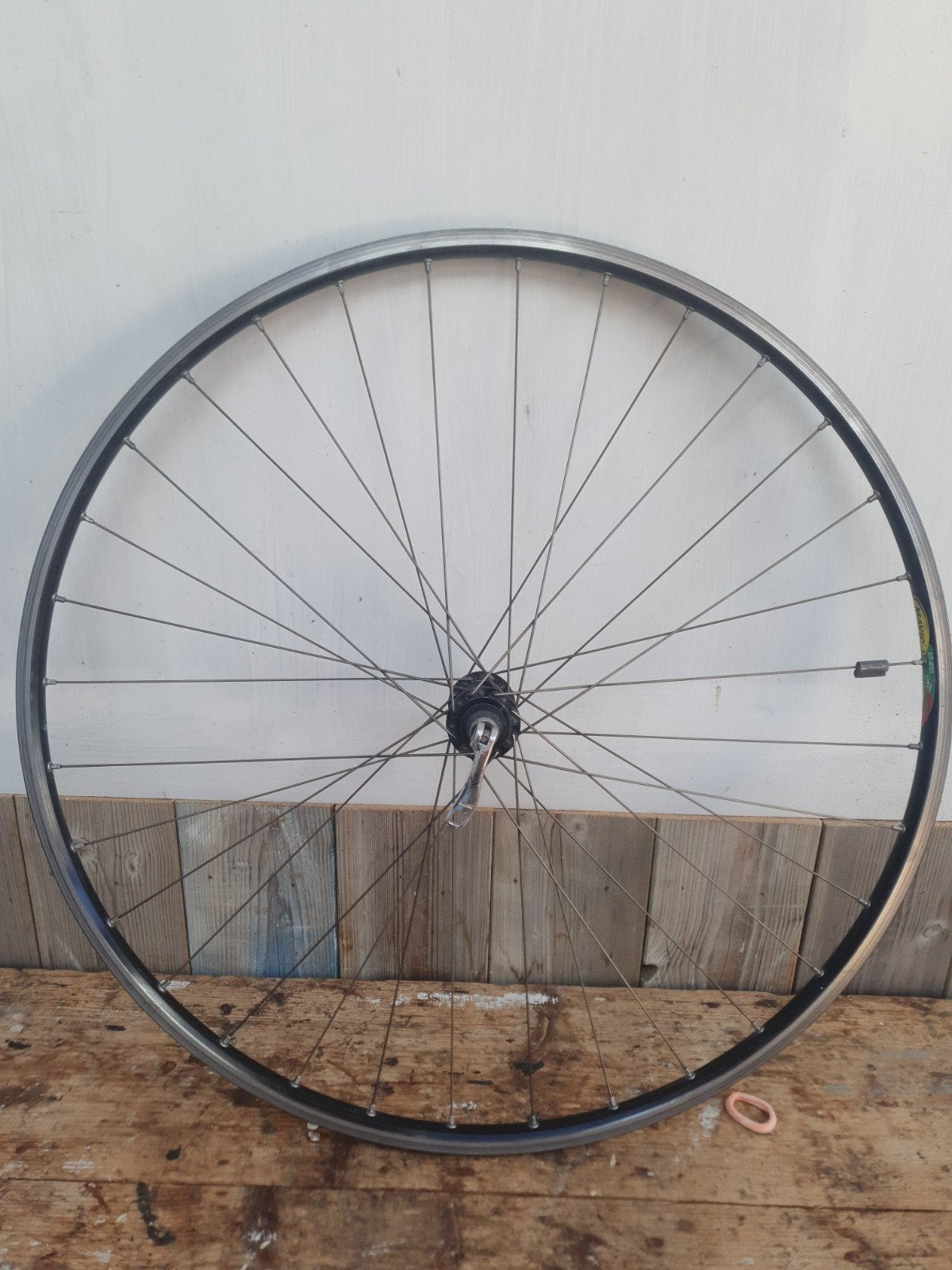 Voorwiel racefiets 28", Fietsen en Brommers, Fietsonderdelen, Ophalen, Racefiets, Wiel, Aluminium