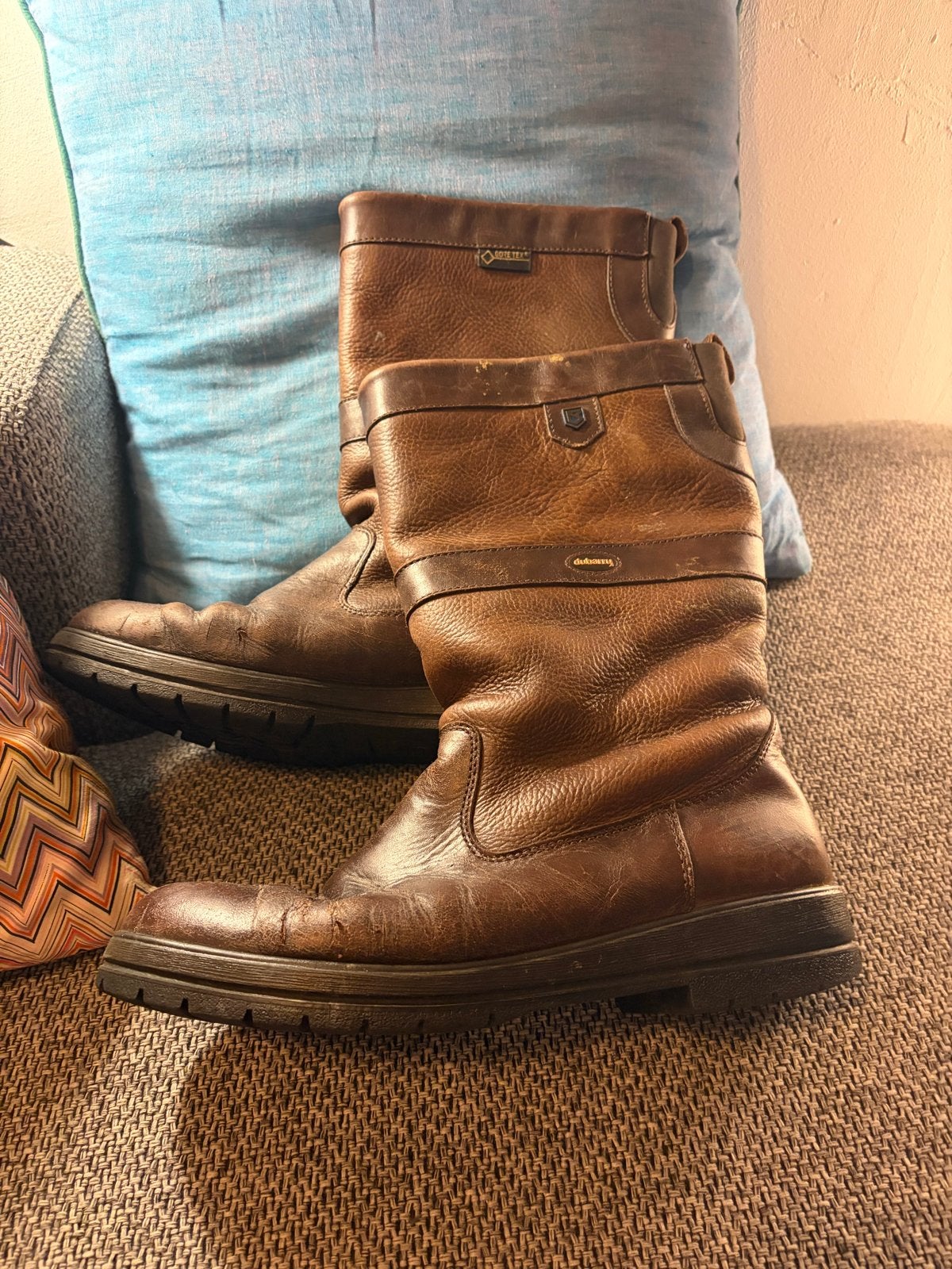 Dubarry Gore-Tex Leren Laarzen Maat 44 - Boswandelingen, Verzenden, Gedragen, Bruin