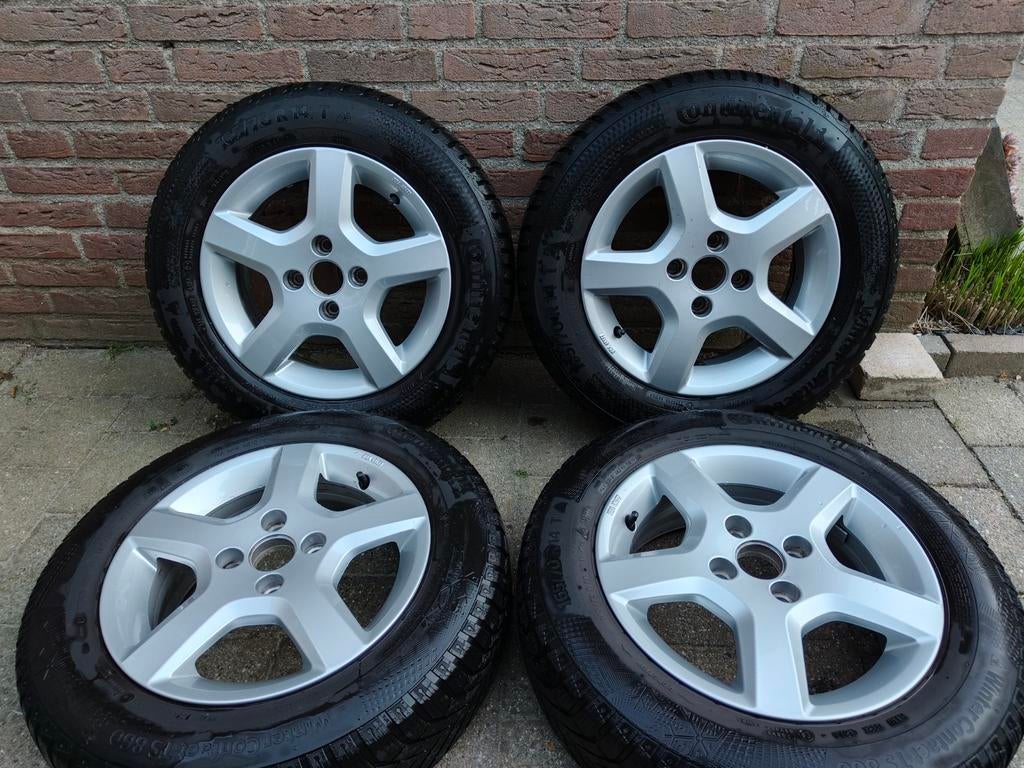 Winterbanden met velgen 165/70 R14 voor Mii, Up, Citigo, Ophalen