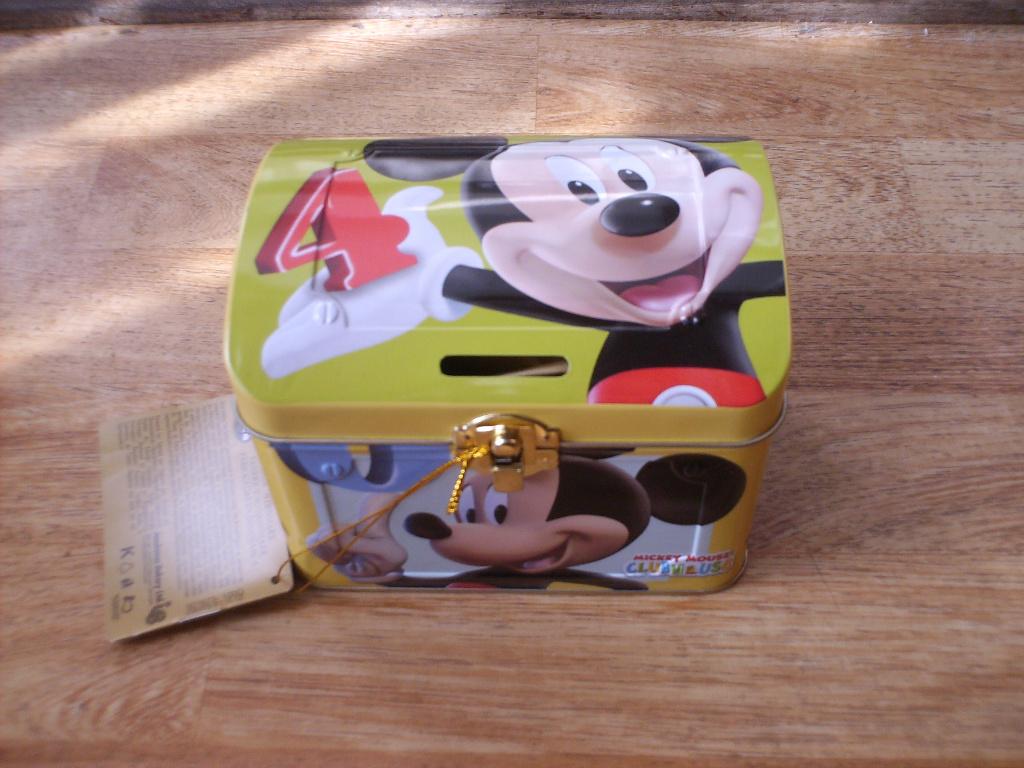 disney spaarblik nieuw, Ophalen of Verzenden, Nieuw, Metaal of Blik, Strip- of Tekenfilmfiguur