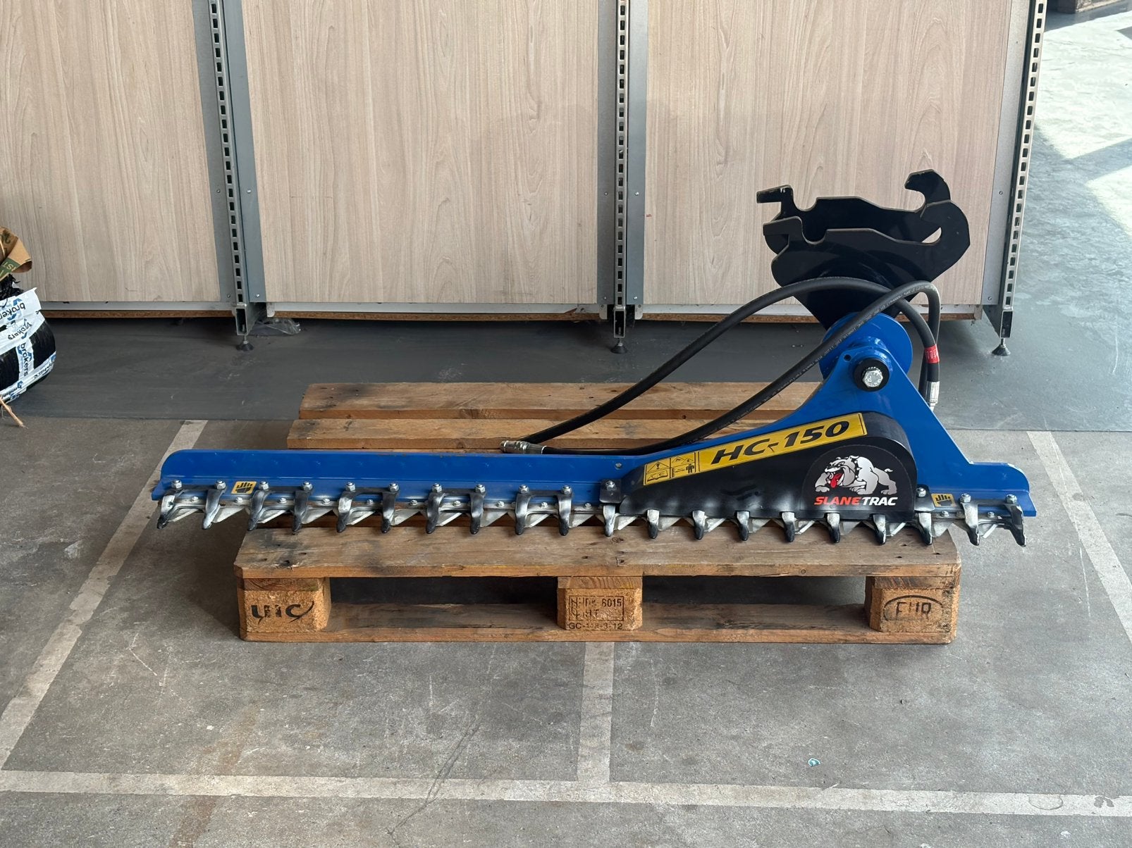 Slanetrac heggenschaar 150cm voor graafmachine, Ophalen of Verzenden, Graafmachine