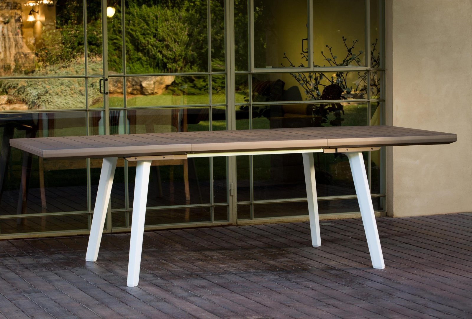 Keter Harmony Uitschuifbare Tuin-/Eettafel, Ophalen, Nieuw, Rechthoekig, Kunststof