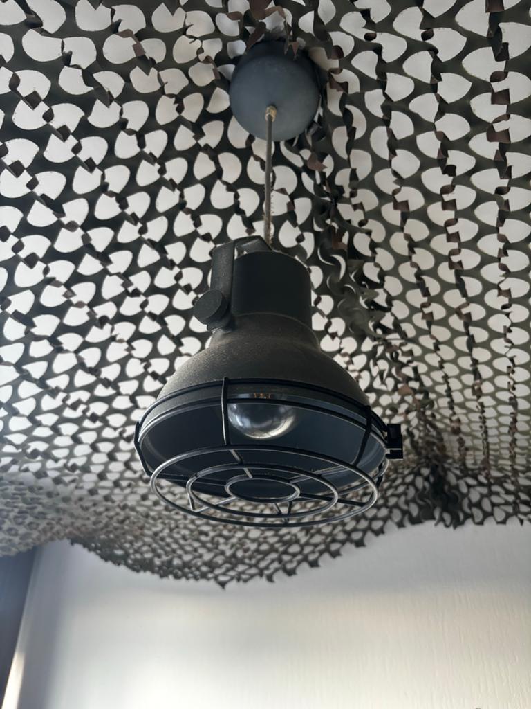 Stoere Legerlamp voor Kinderkamer - Camouflage Stijl, Ophalen of Verzenden, Gebruikt