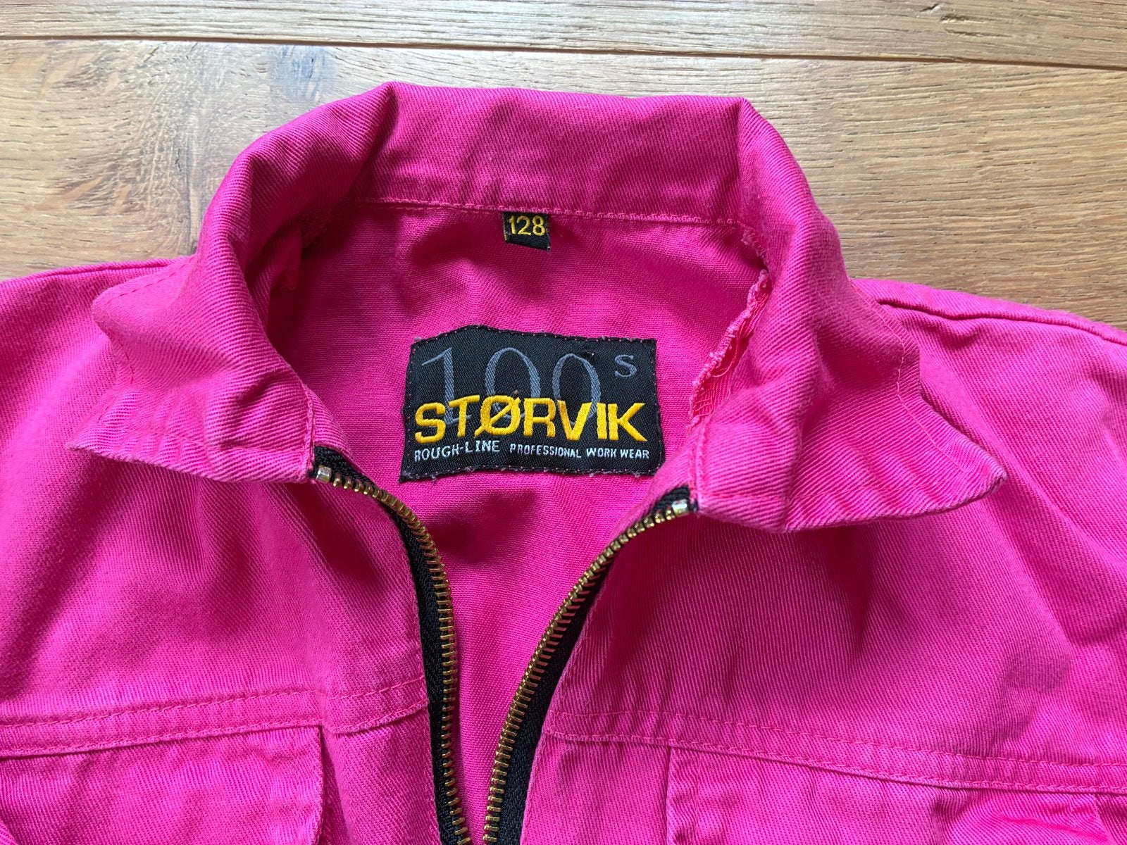 STØRVIK kinderoverall roze, maat 128, Ophalen, Gebruikt, Meisje, Overige typen