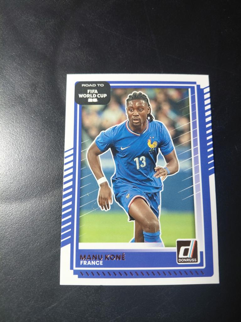 Manu kone (frankrijk) panini donruss wk 2026, Ophalen of Verzenden, Nieuw, Buitenlandse clubs, Poster, Plaatje of Sticker