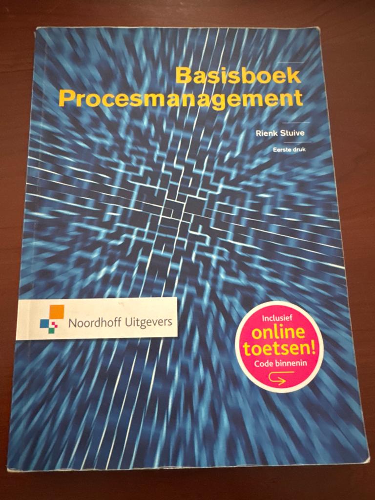 Basisboek Procesmanagement - R. Stuive (incl. online toetsen, Boeken, Ophalen of Verzenden, Gamma, Zo goed als nieuw, HBO