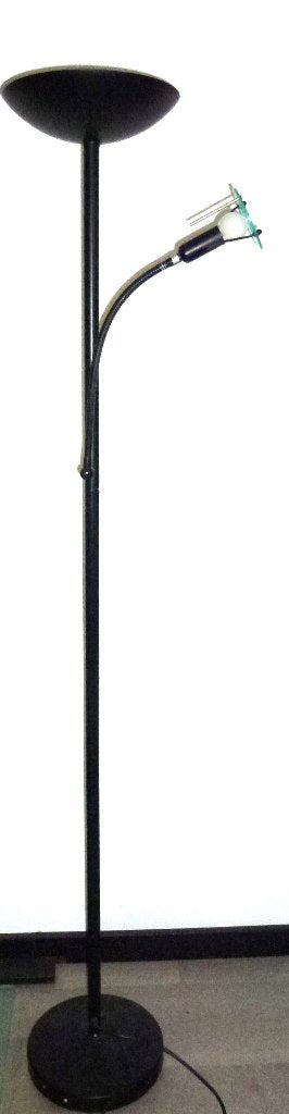staande schemerlamp halogeen met dimmer, Ophalen, Gebruikt, Metaal, 150 tot 200 cm