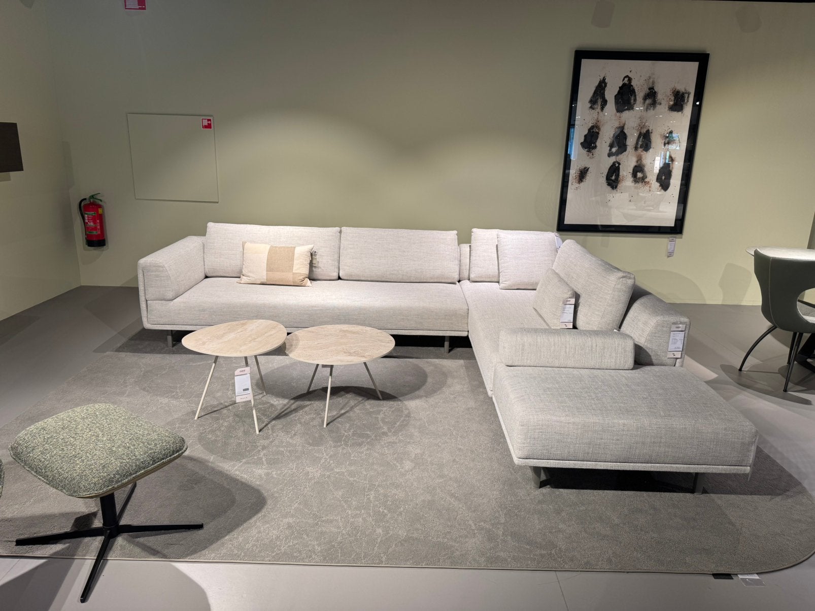 Design on stock - Dura Lounge hoekbank, Huis en Inrichting, Ophalen, Zo goed als nieuw, Stof