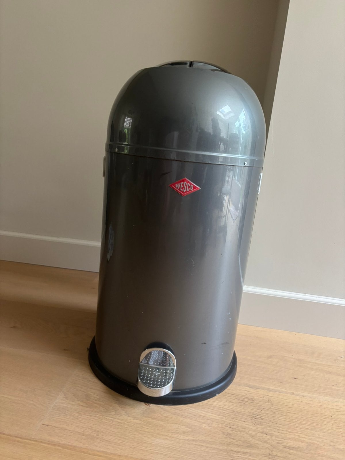 Wesco kickmaster prullenbak, Ophalen, 50 – 75, Gebruikt, Met pedaal