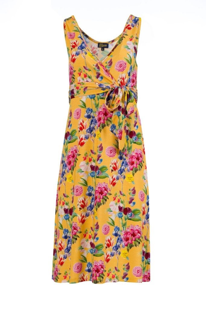 Nieuwe lalamour jurk met 50% korting, Kapellestraat 13 sluis, Bubbles, Blauw, Maat 46/48 (XL) of groter