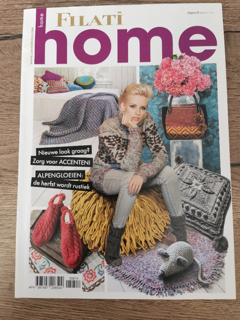 5 ... filati home breiboek, Ophalen of Verzenden, Nieuw, Breien, Patroon of Boek