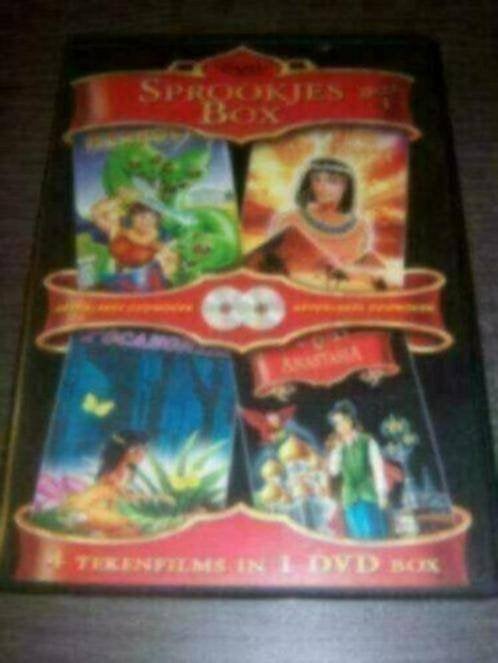 De 4 Sprookjes Box deel 1 (2-disc) in nieuwstaat, Alle leeftijden, Zo goed als nieuw, Sprookjes, Film