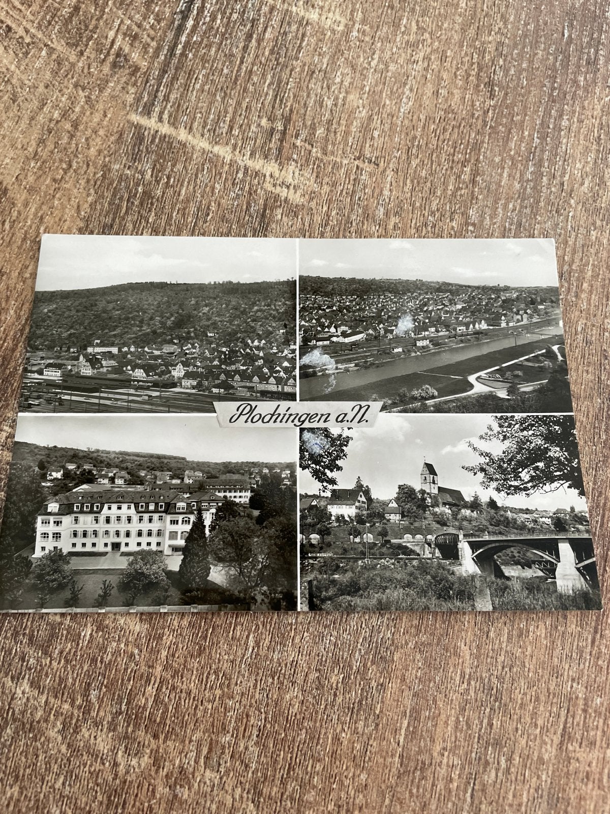 Oude ansichtkaart Plochingen a.N. - Duitsland (1975), Verzamelen, Ophalen of Verzenden, 1960 tot 1980, Gelopen, Duitsland
