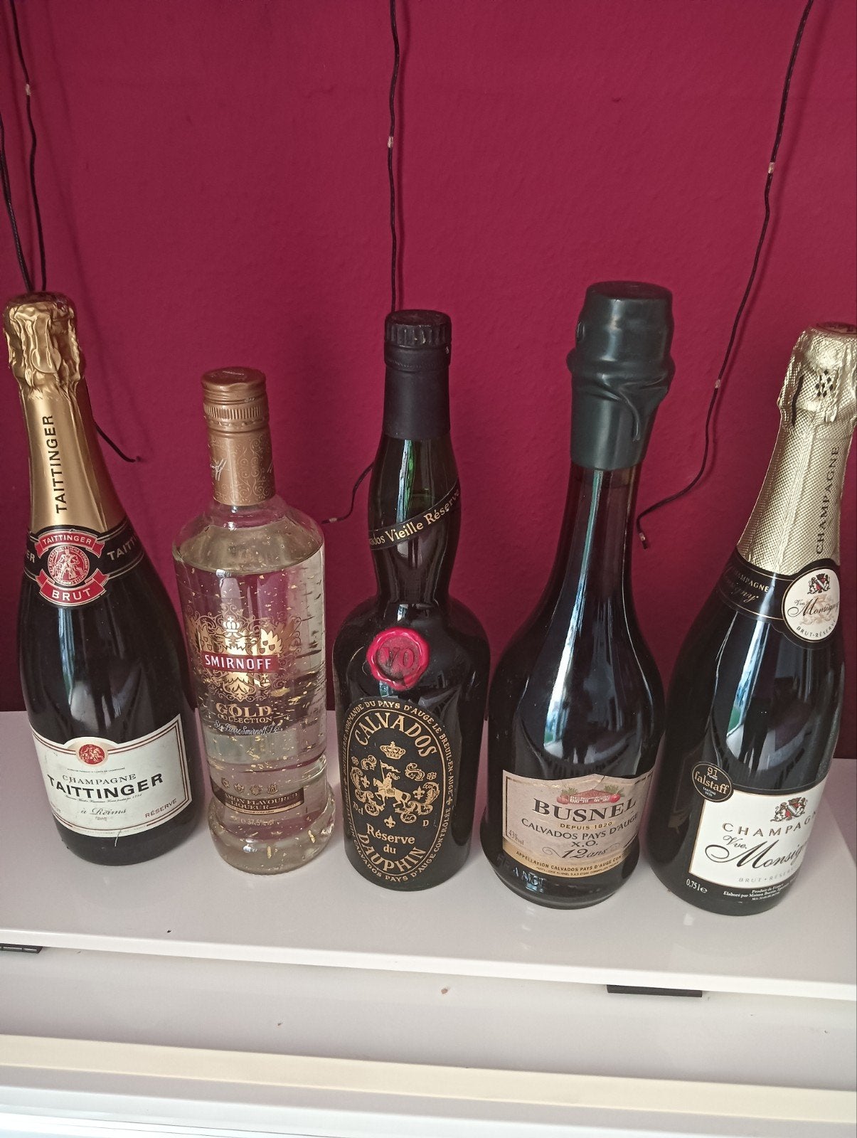 Diverse collectie alcoholische dranken, Verzamelen, Wijnen, Ophalen of Verzenden, Nieuw, Frankrijk, Champagne