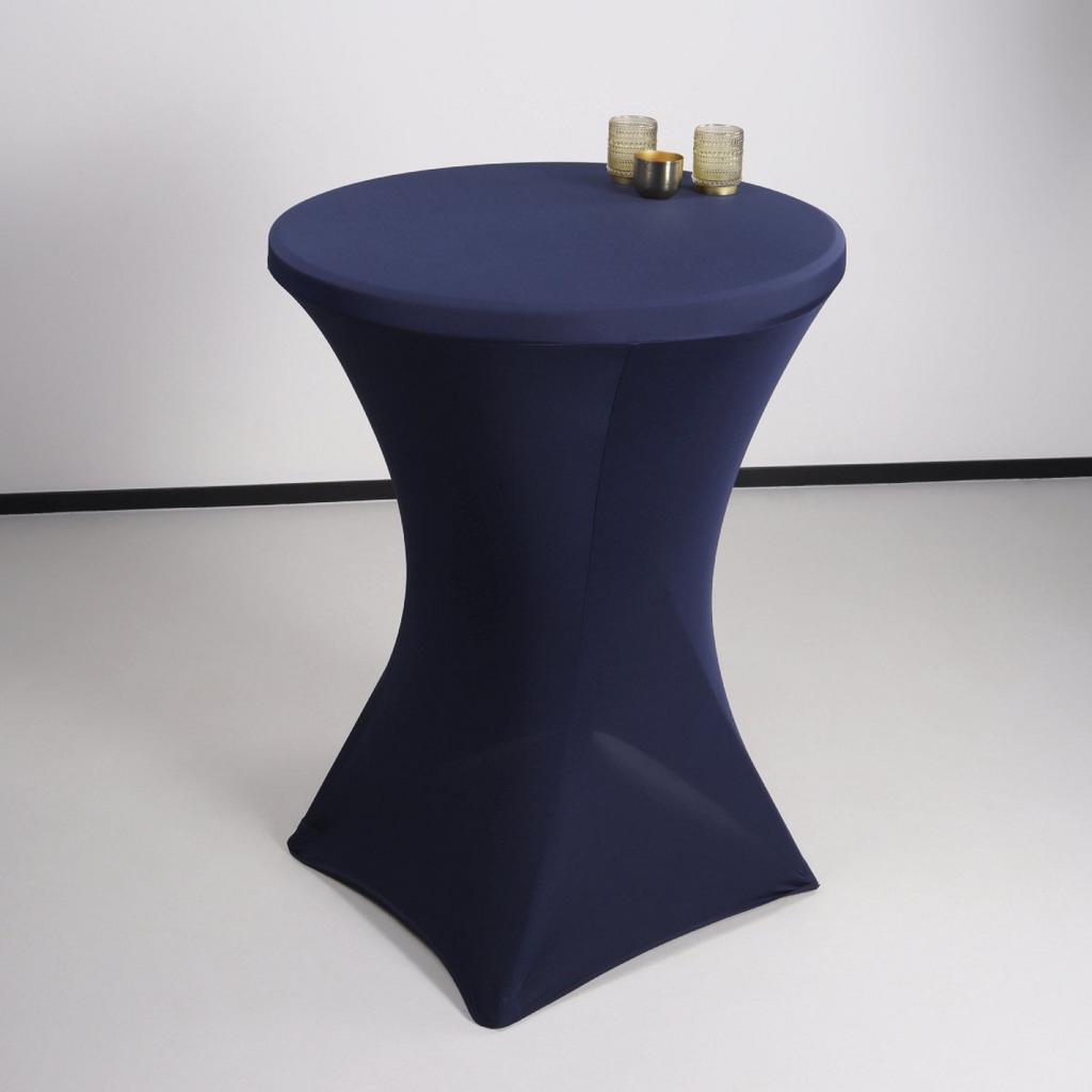 20x statafelhoes navy blue, Huis en Inrichting, Tafelkleden, Zo goed als nieuw, Rechthoek, Ophalen of Verzenden