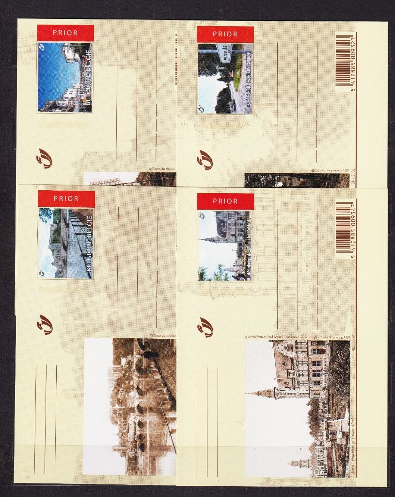 België 2002 Geïllustreerde briefkaarten BK98-BK107 **, Ophalen, Postfris, Postfris