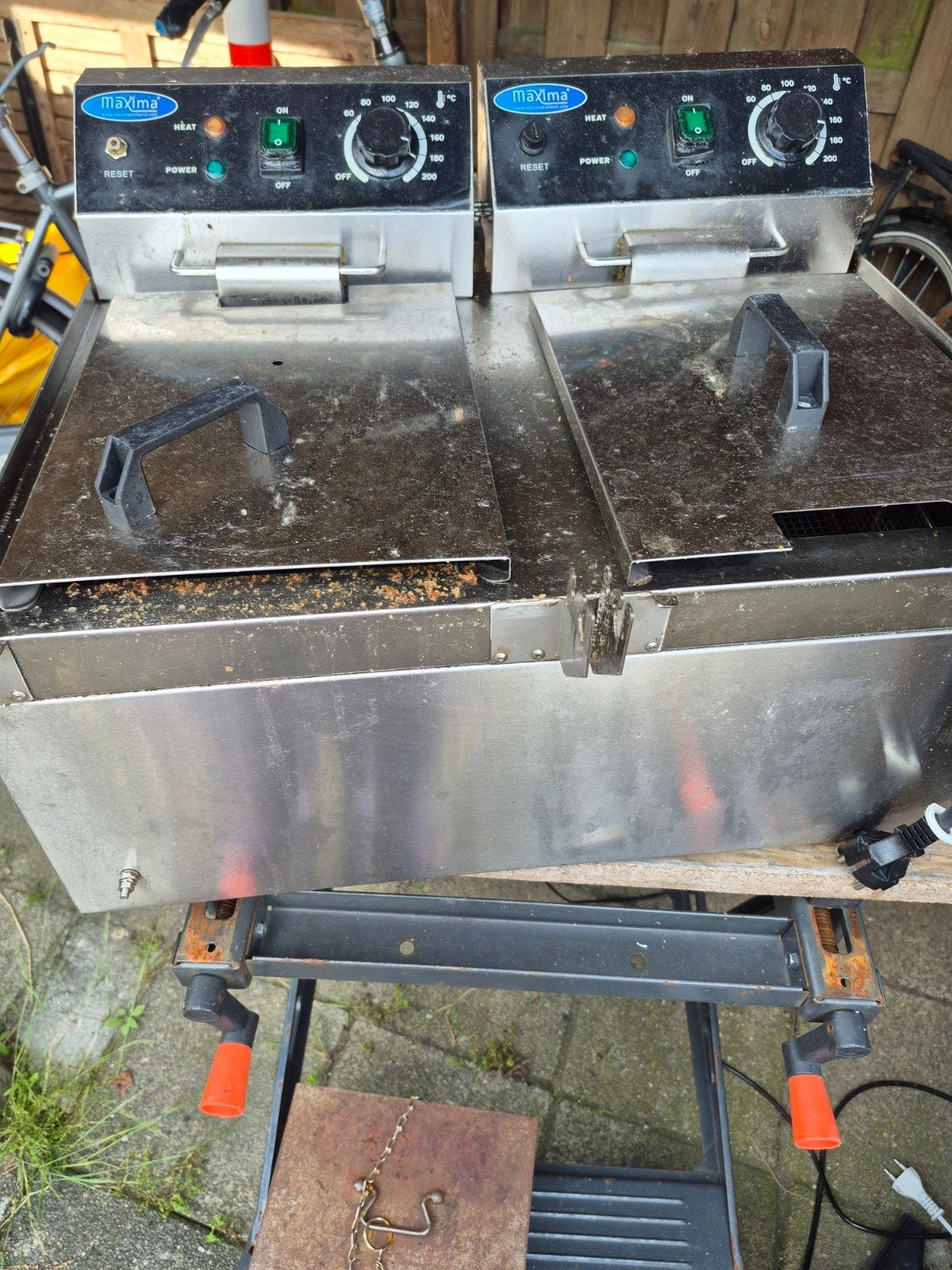 Frituur pan, Ophalen, Rvs
