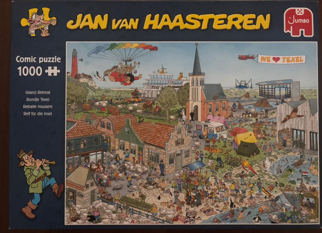 Jan van Haasteren Rondje Texel, Ophalen of Verzenden, 500 t/m 1500 stukjes, Zo goed als nieuw, Legpuzzel