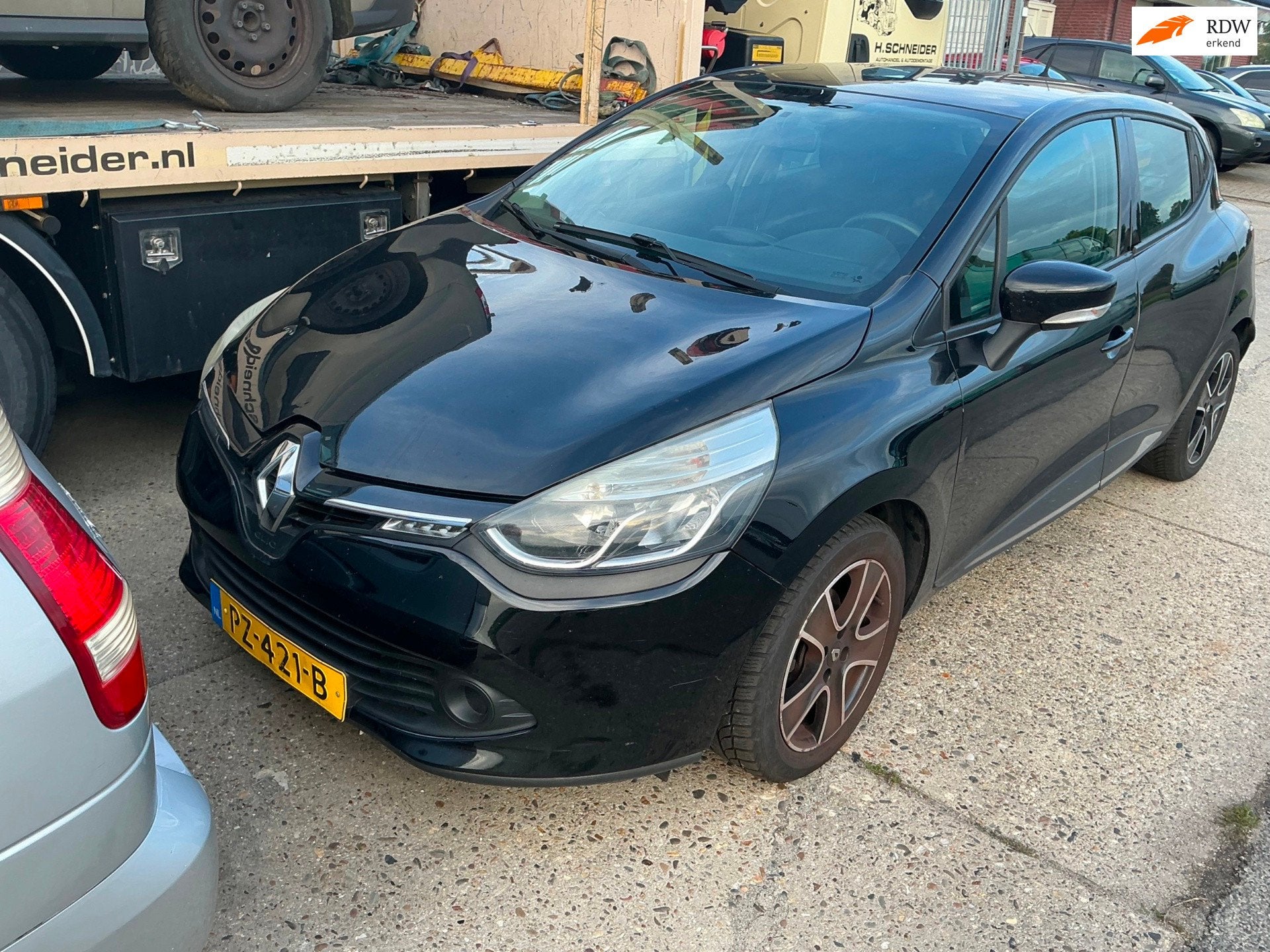 Renault Clio 1.2 Dynamique automaat, Automaat, Renault, Zwart, Benzine