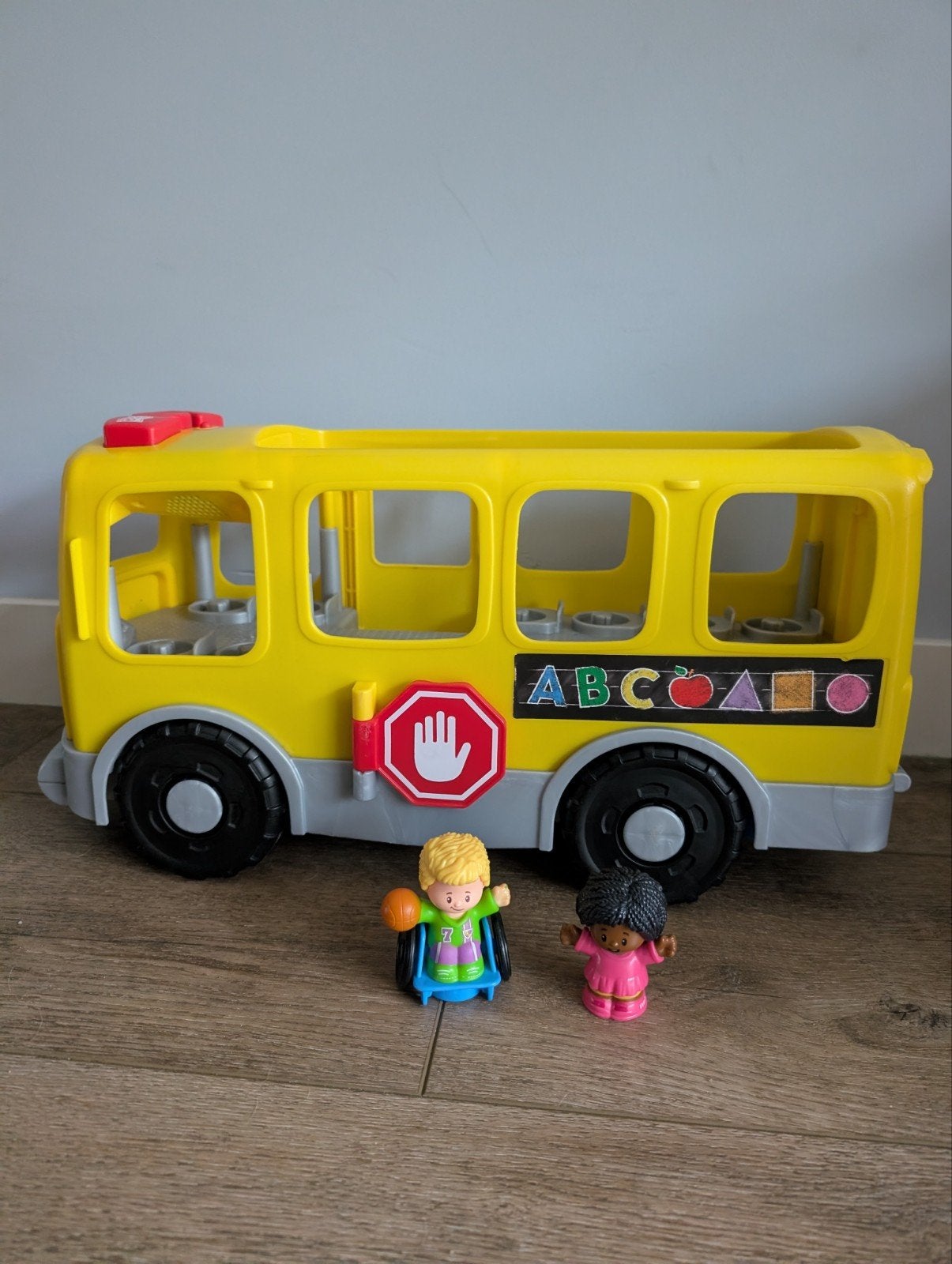 little people grote schoolbus, Kinderen en Baby's, Ophalen, Gebruikt, Speelset, Met licht