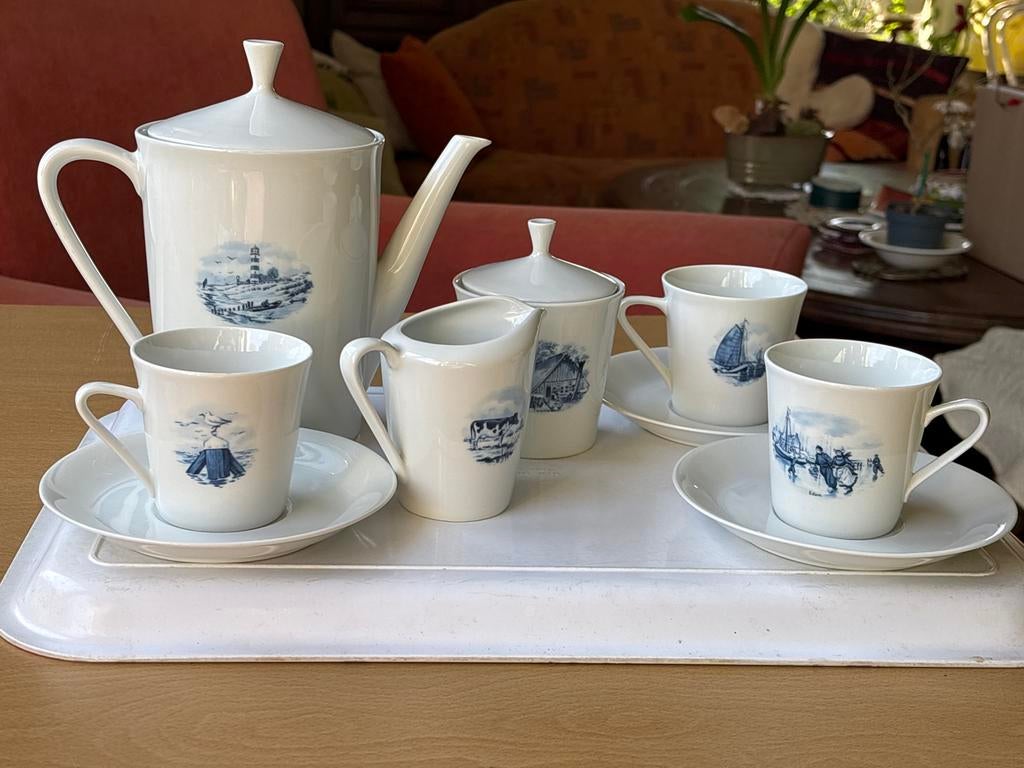 11-delig theeservies Bavaria porselein jaren '60, Ophalen of Verzenden