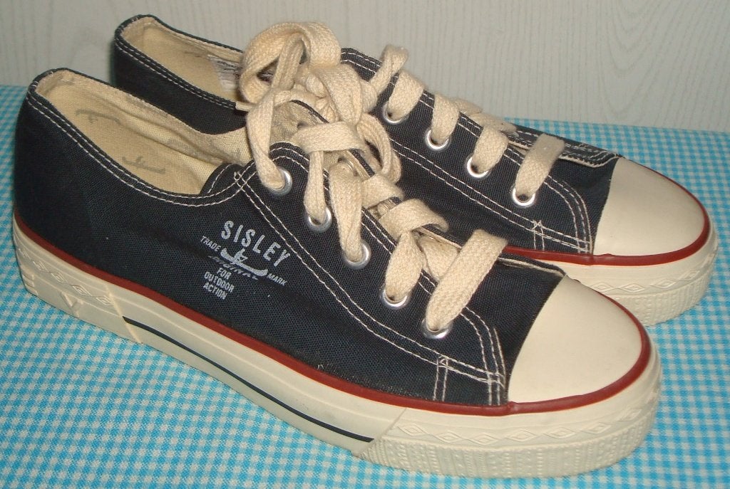 Maat 39 SISLEY gympen schoenen jaren '90 vintage blauw, Kleding | Dames, Schoenen, Blauw, Sisley, Ophalen of Verzenden, Sneakers of Gympen