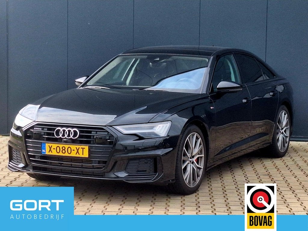 Audi A6 Limousine 55 TFSI e quattro Competition 394PK - PANO, Auto's, Audi, Bedrijf, Te koop, A6, 360° camera, 4x4, ABS, Achteruitrijcamera