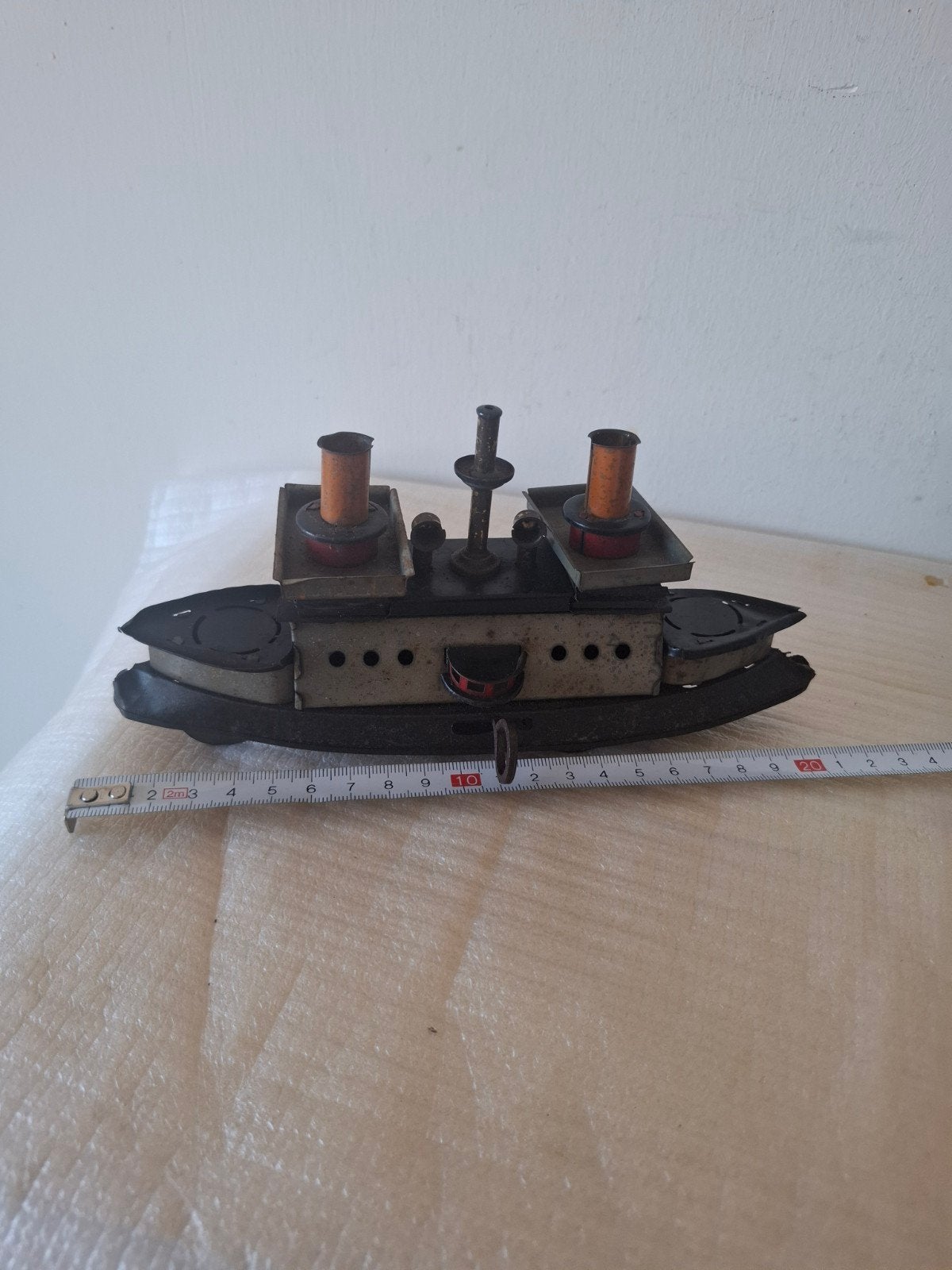Pre War blikken Hess boot het opwinden en rijden werkt goed, Ophalen of Verzenden