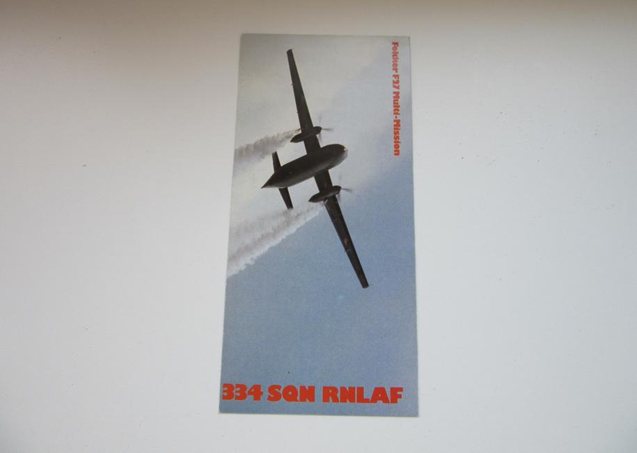334 sqn RNLAF brochure Fokker F-27 multi-mission, Verzenden, Luchtmacht, Nederland, Overige typen
