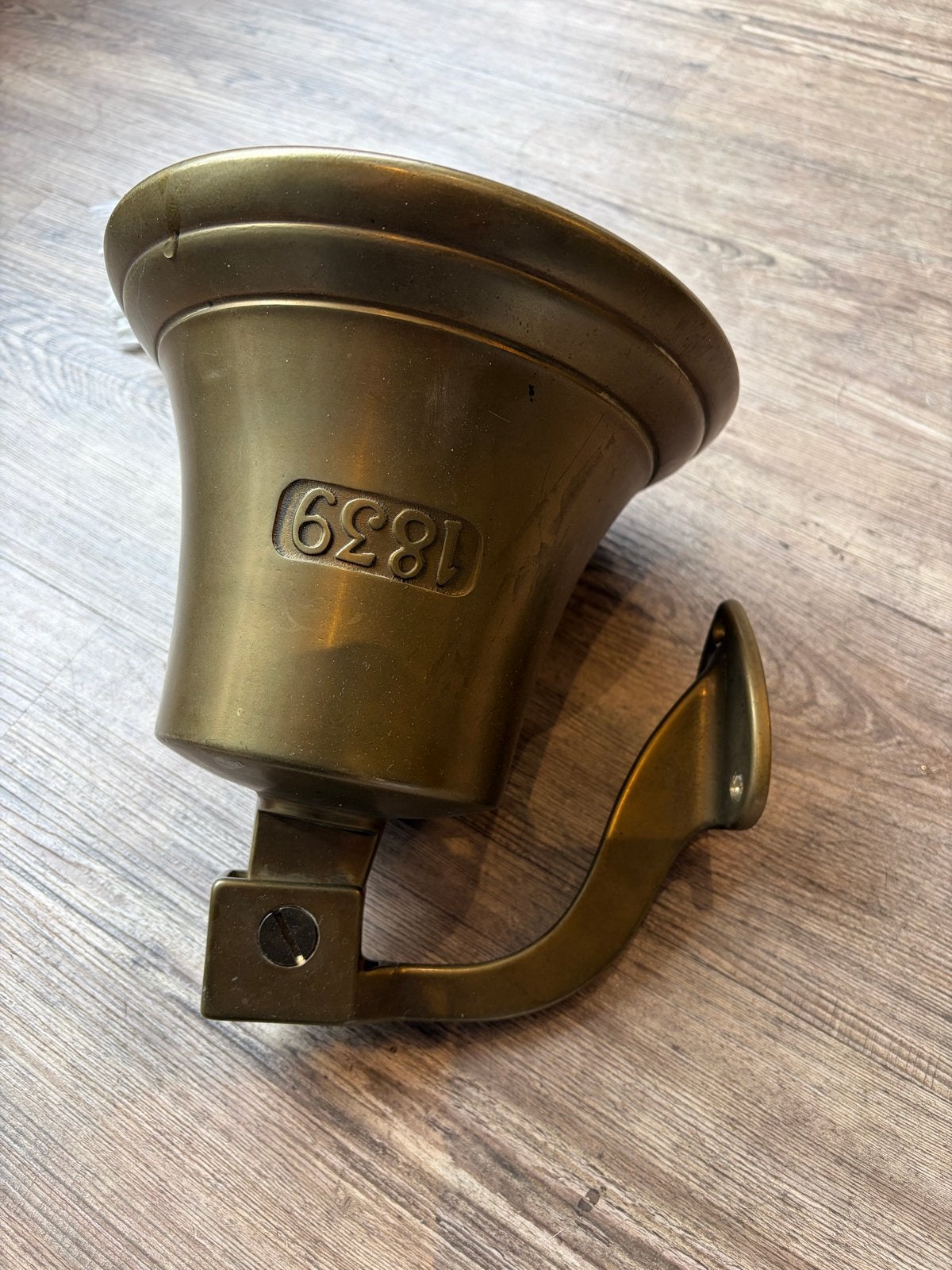 Antieke Bronzen Scheepsbel 1839, Antiek en Kunst, Ophalen of Verzenden, Brons