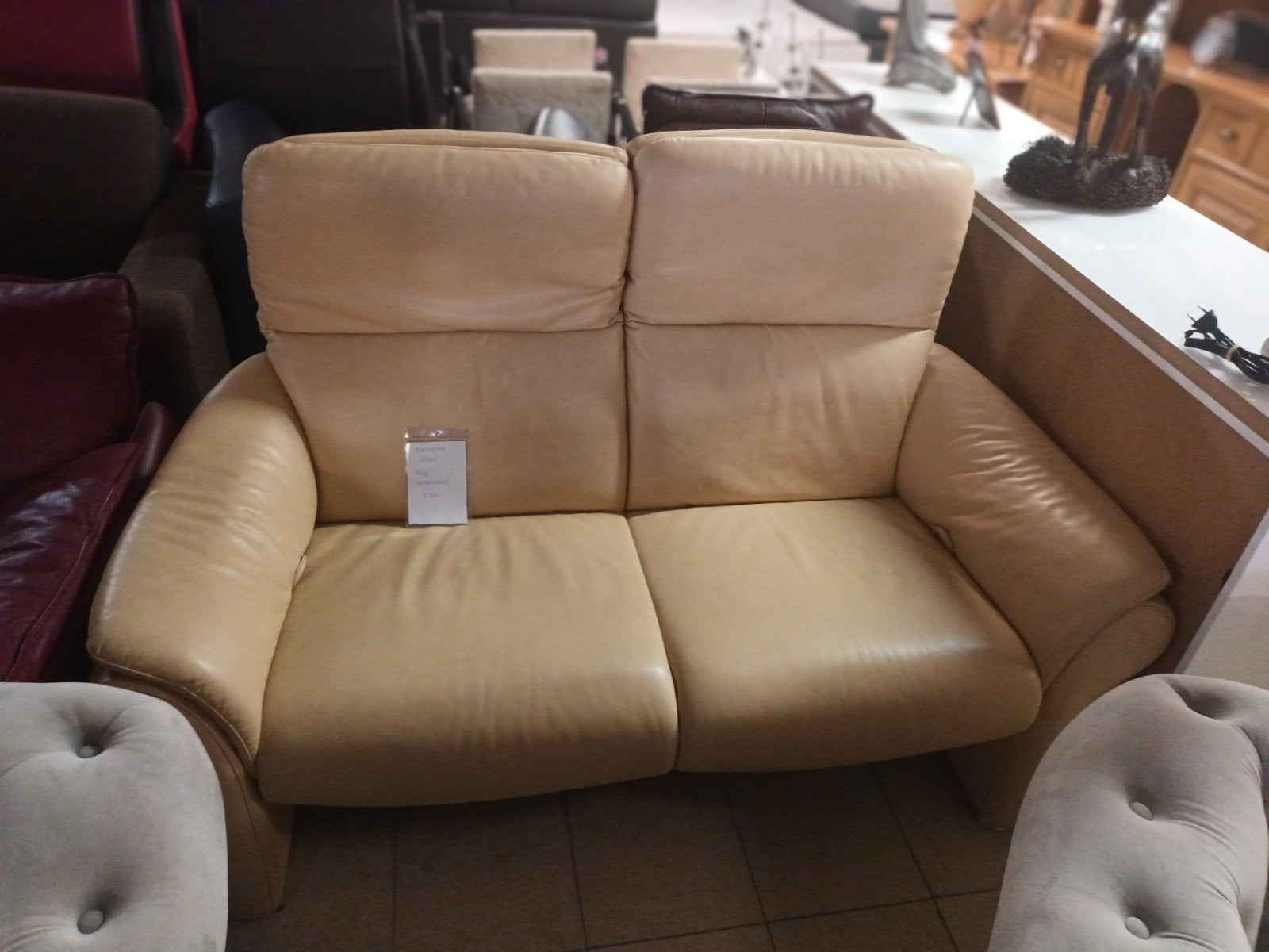 Mooie Designer Bank met Verstelbare Rugleuningen., Gebruikt, 150 tot 200 cm, Tweepersoons, 75 tot 100 cm