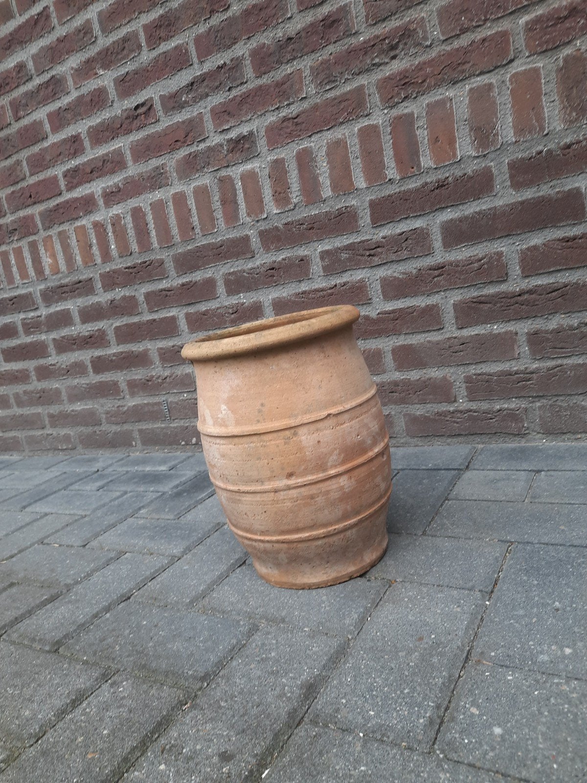 Terracotta bloempot - Gebruikt, Gebruikt, Rond, Minder dan 40 cm, Balkon