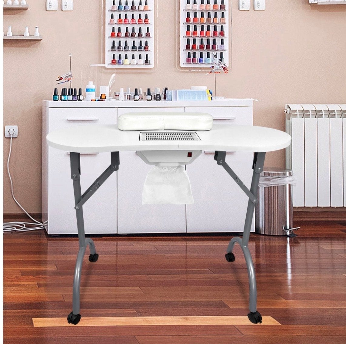 Mobiele nageltafel met afzuiging, Huis en Inrichting, Bureaus, Ophalen of Verzenden
