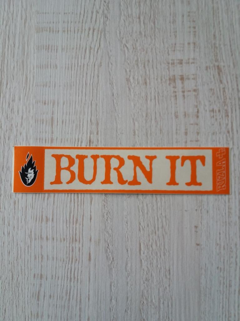 sticker RIZLA +  BURN IT, Verzamelen, Ophalen of Verzenden, Zo goed als nieuw, Merk