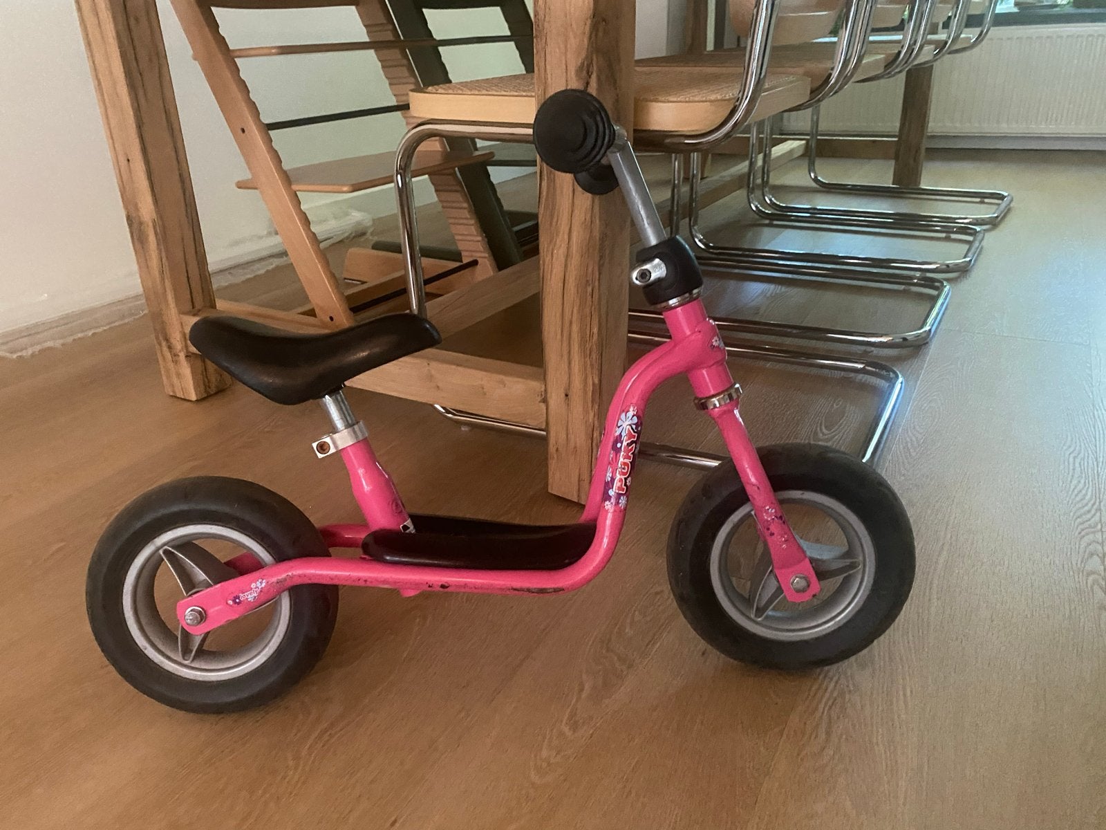 Roze Puky loopfiets - Gebruikt maar nog veel plezier!, Ophalen, Gebruikt