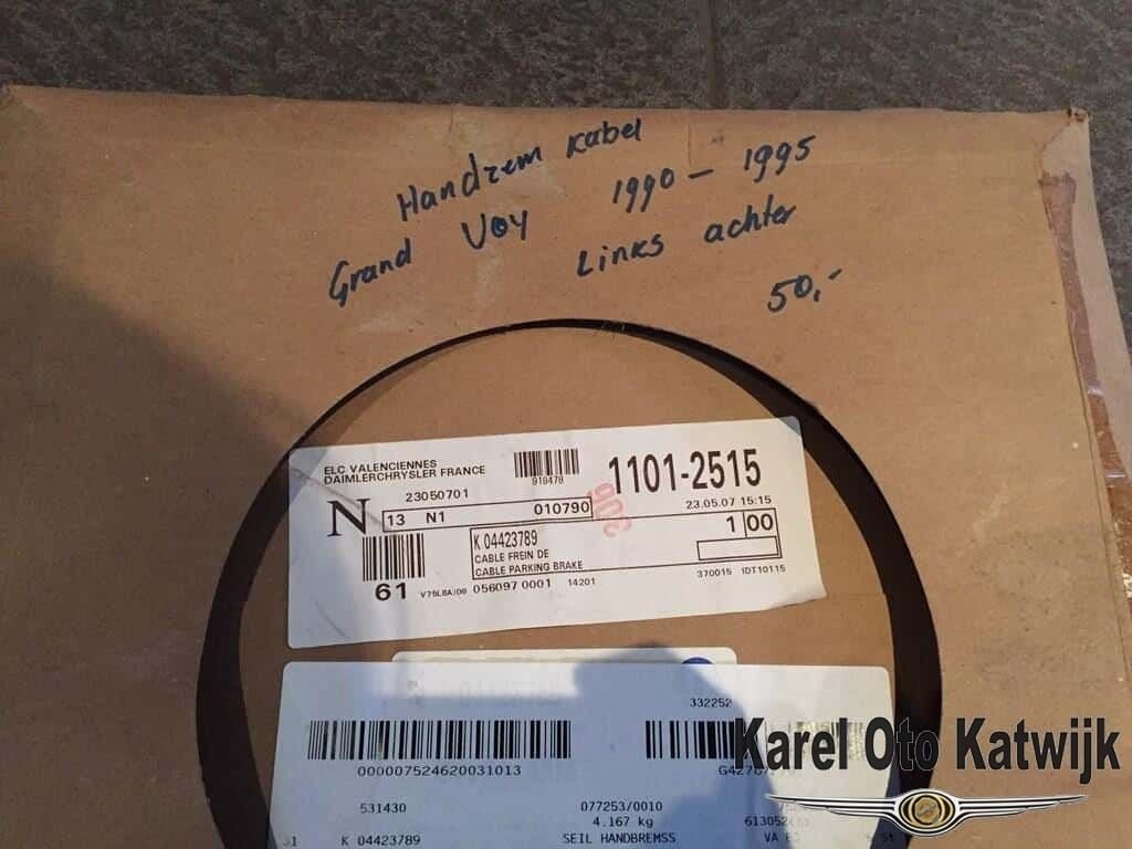 Handremkabel Chrysler Grand Voyager links achter, -, -, Nieuw, Ophalen of Verzenden