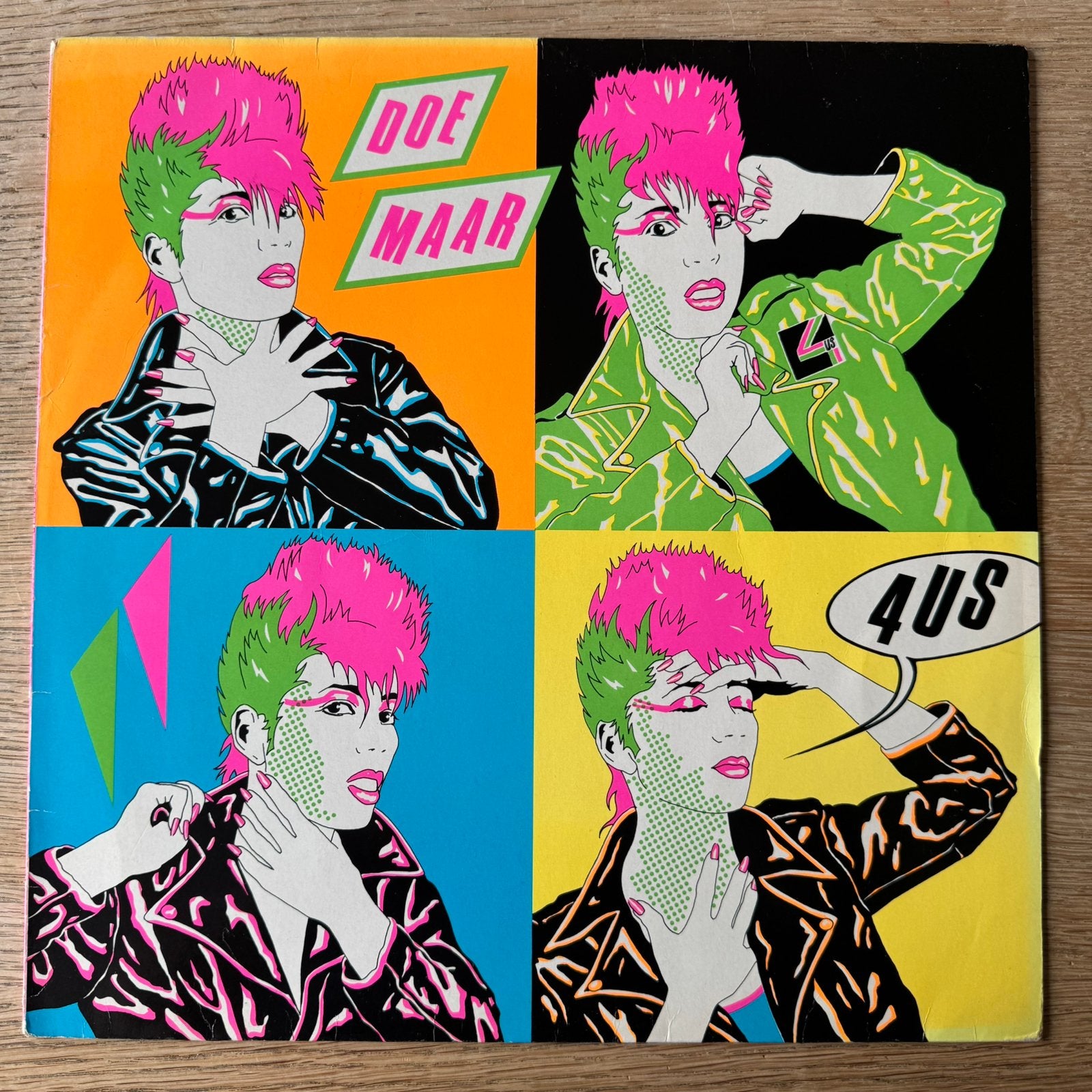 * Doe Maar 4US LP Vinyl 1983 Electronic Ska Synth Pop, Cd's en Dvd's, LP, Gebruikt, Pop, Ophalen of Verzenden