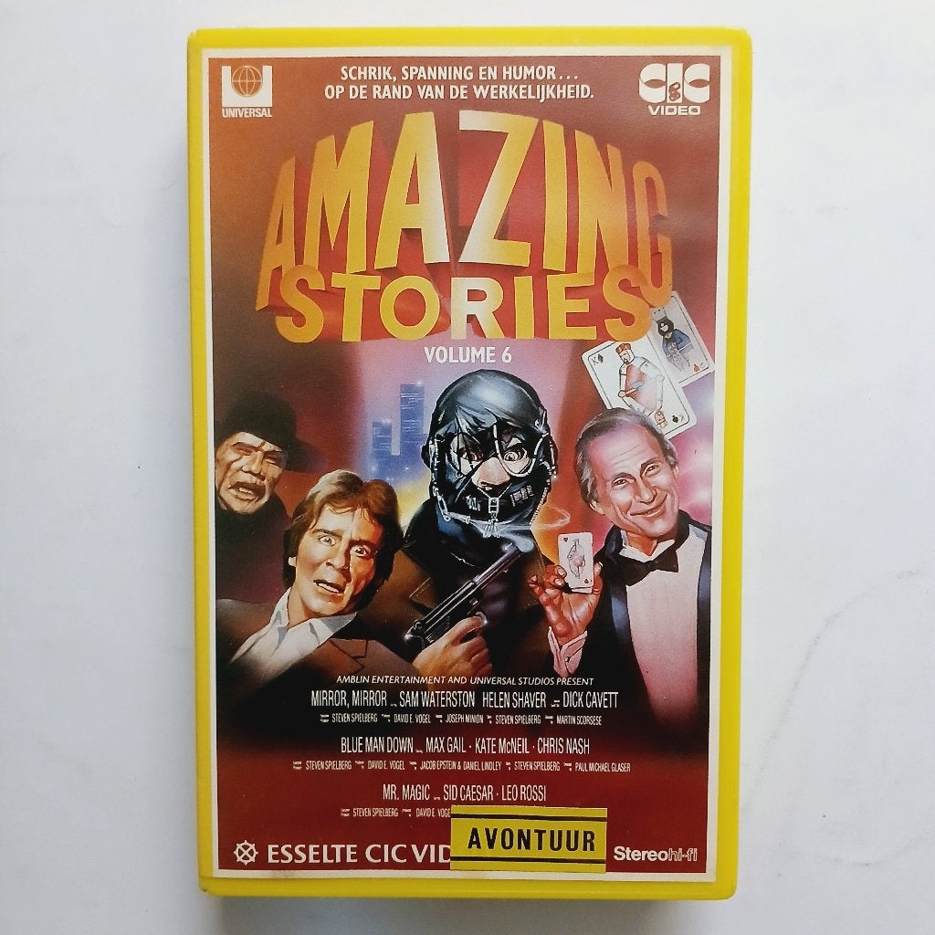 Amazing Stories Volume 6 - NL ex rental vhs - Esselte CIC, Cd's en Dvd's, Alle leeftijden, Science Fiction en Fantasy, Ophalen of Verzenden