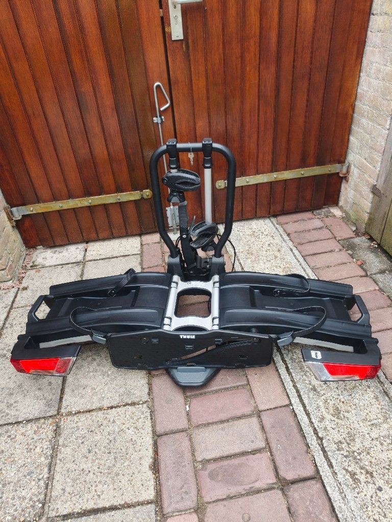 Fietsendrager, Ophalen, Zo goed als nieuw, Brede banden, 2 fietsen
