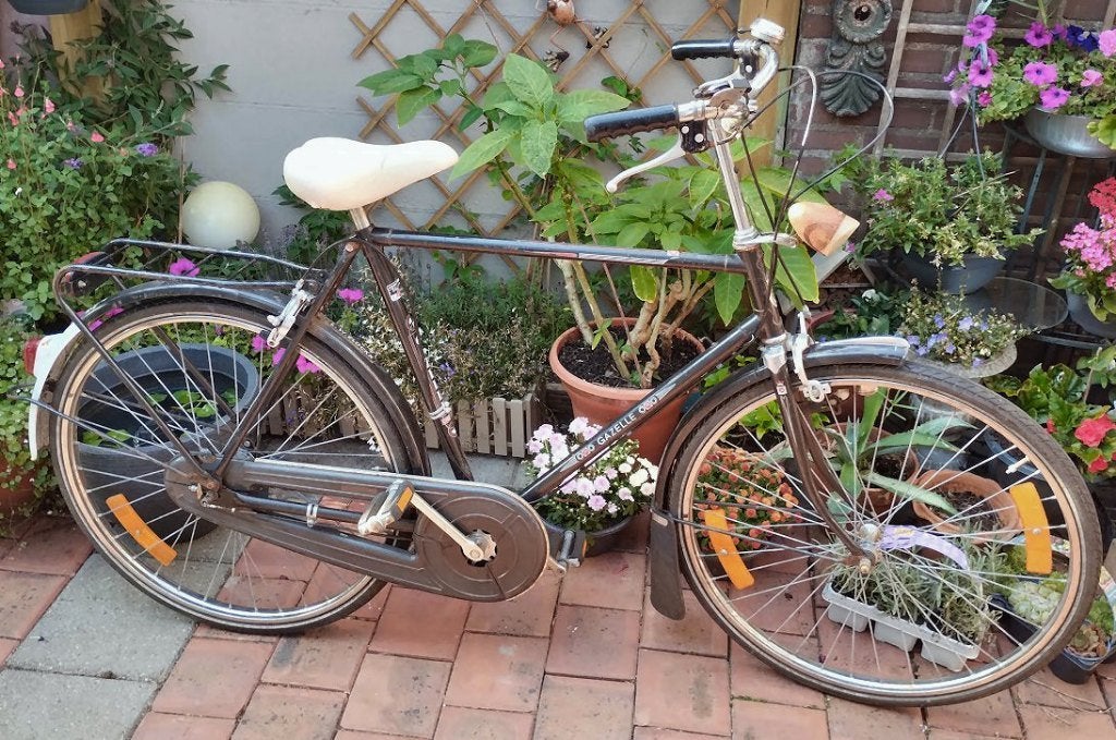 Gazelle vintage herenfiets opknapper€20,-, Ophalen, Gebruikt, Velgrem, Versnellingen