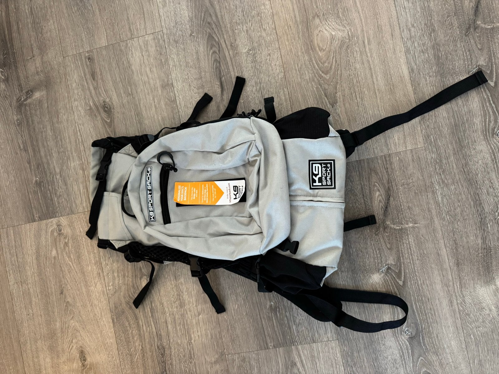 K9 Sport Sack Plus 2 - Hondenrugzak - Grijs - Maat L, Ophalen of Verzenden, Gebruikt