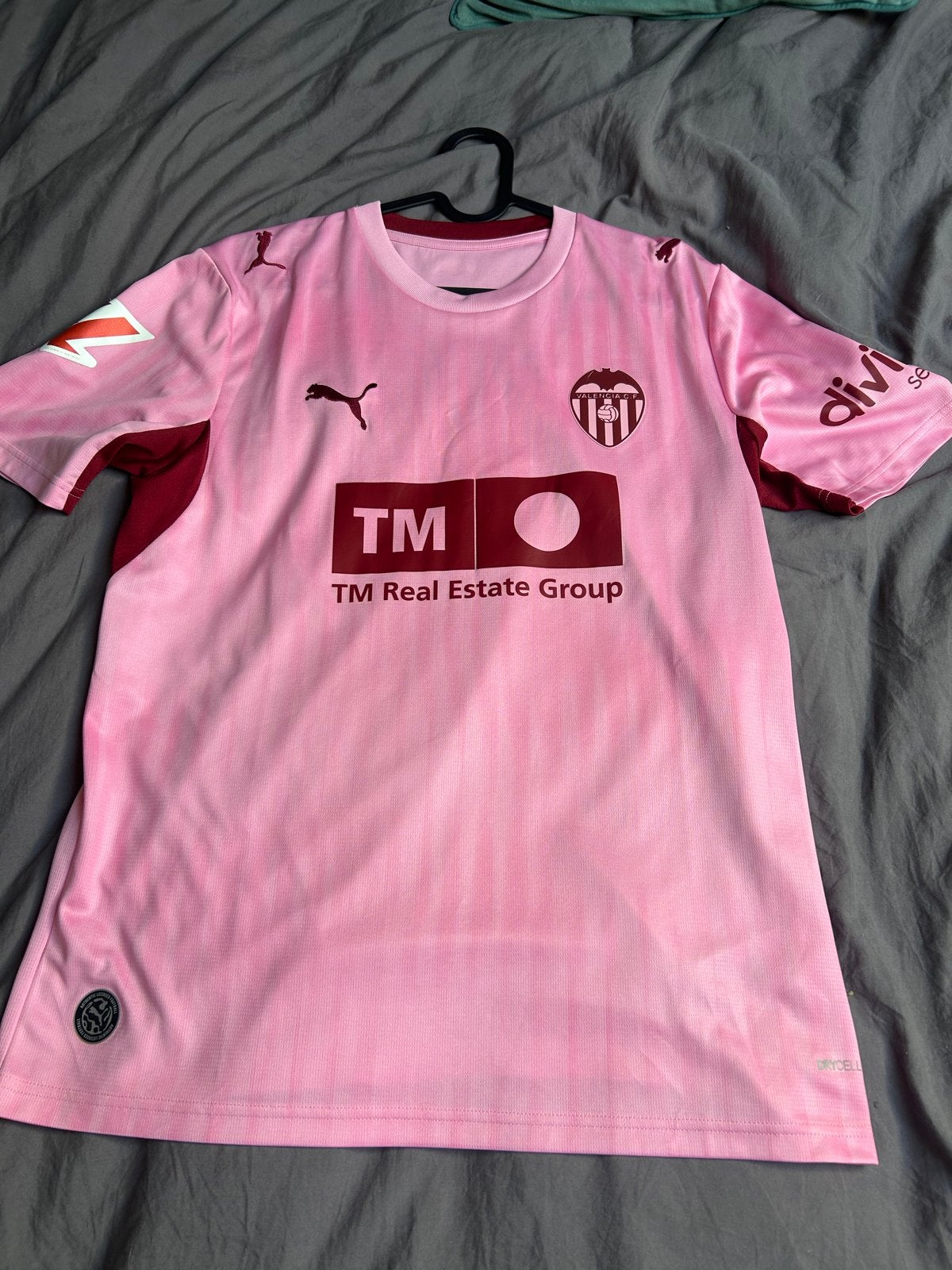 Roze Valencia CF voetbalshirt - Puma, Kleding | Heren, Maat 48/50 (M), Ophalen of Verzenden, Zo goed als nieuw, Roze