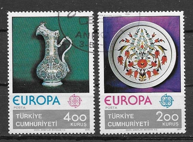 Turkije 1976  Europa, Verzenden, Overige landen, Gestempeld