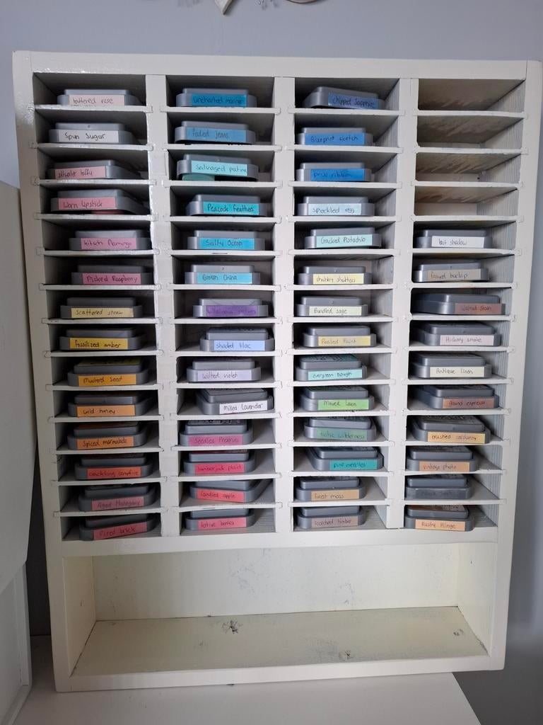 Distress Oxide inktpads (52 stuks) met opbergtoren, Ophalen
