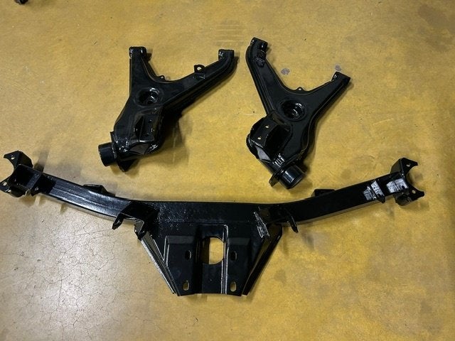 Subframe, draagarmen enz BMW E21 320/6 mooie (swap) set, Auto-onderdelen, Ophanging en Onderstel, Ophalen, Gereviseerd, BMW